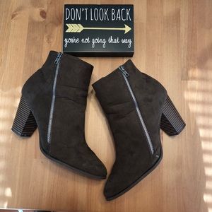 Just Fabulous Olive Toned Boots